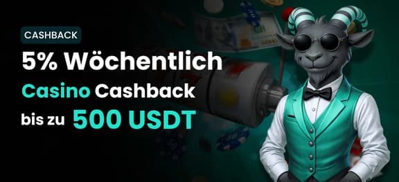 missing symbol: Wöchentlicher Casino Cashback_alt