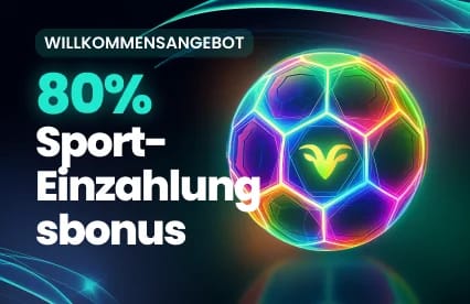 80% Sports Deposit Bonus 